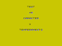 Test de Carcter
