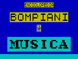 Enciclopedia Bompiani - Musica