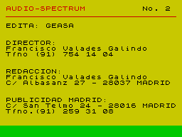 Audio Spectrum n.2