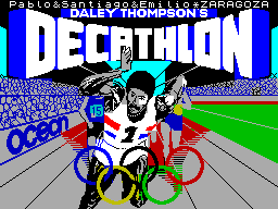 Daley Thompson's decathlon (Desprotegido por Pablo, Santiago y Emilio en Zaragoza en Octubre de 1984)