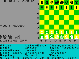 Cyrus is Chess